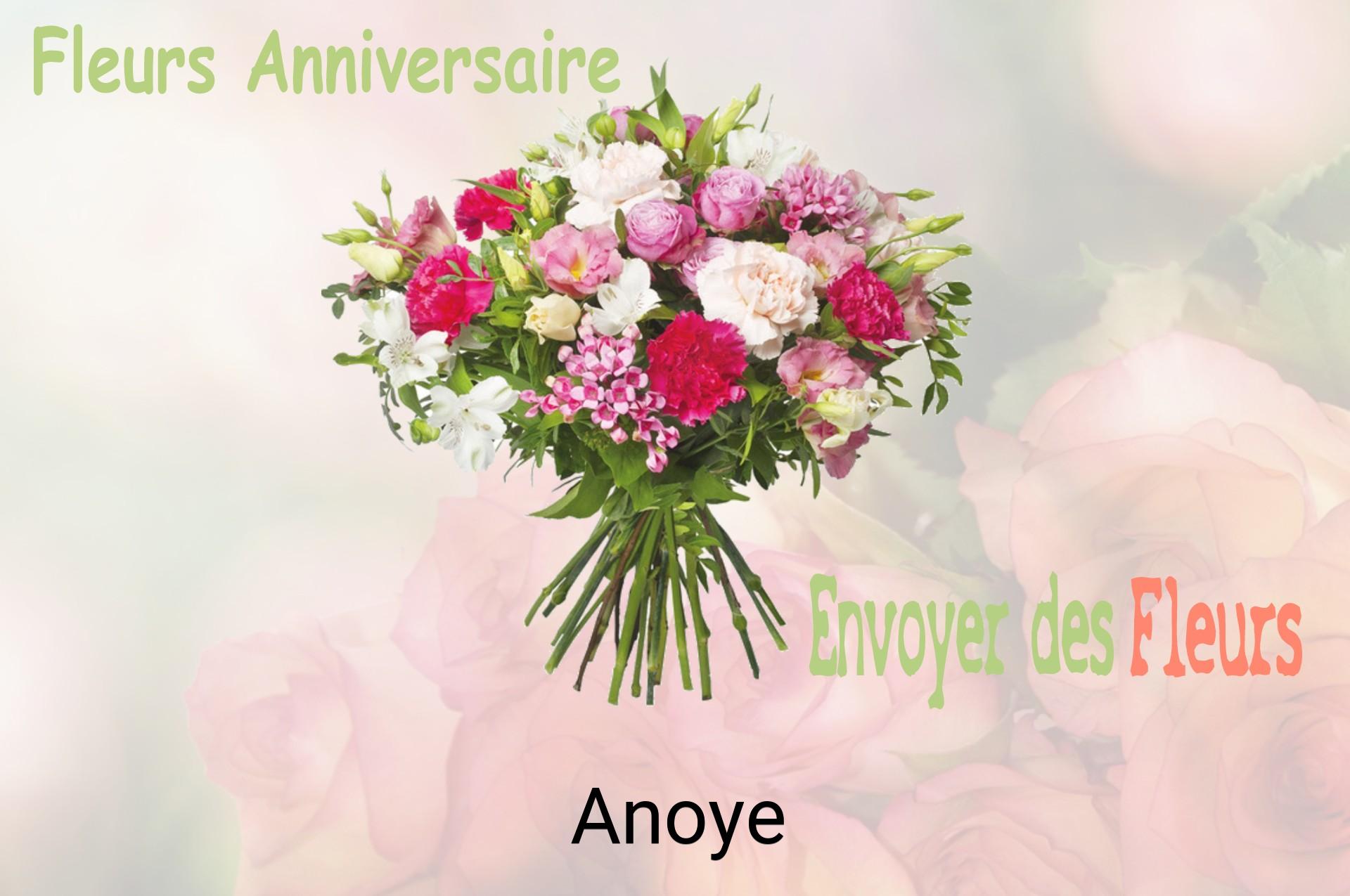 Bouquet de fleurs d’anniversaire livré à Anoye